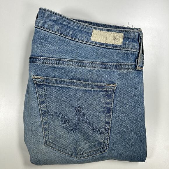 AG Adriano Goldschmied Jeans Womens 28R The Legging Ankle Super Skinny Lght Blue - Picture 14 of 16